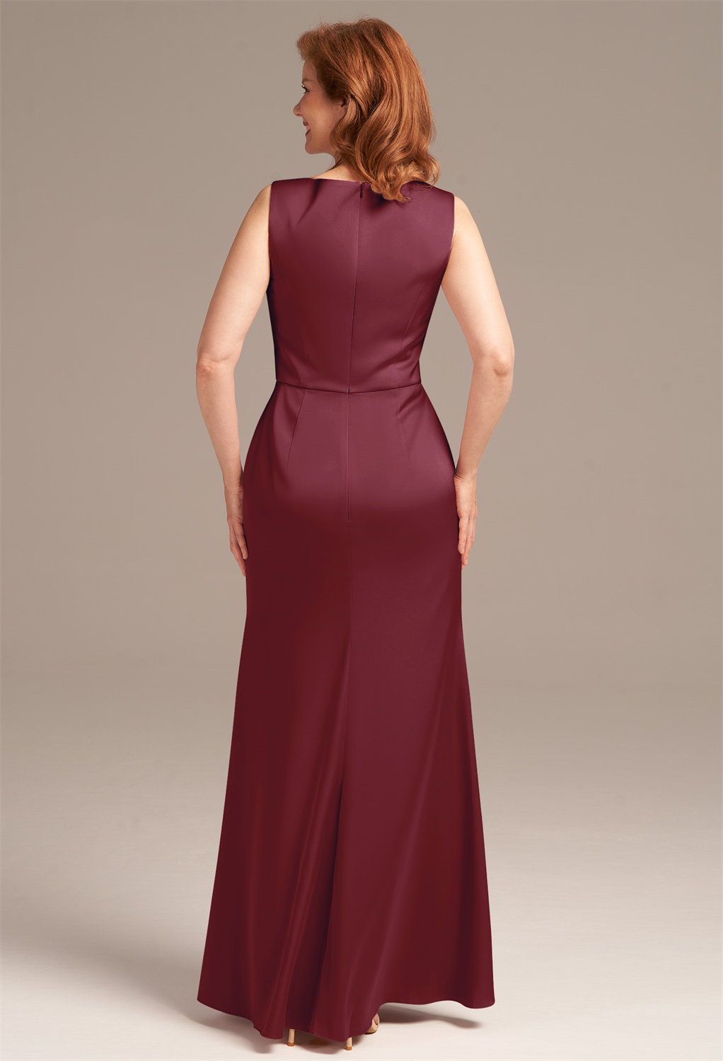 AW Loraine Deep Claret  Mother of the Bride Dresses