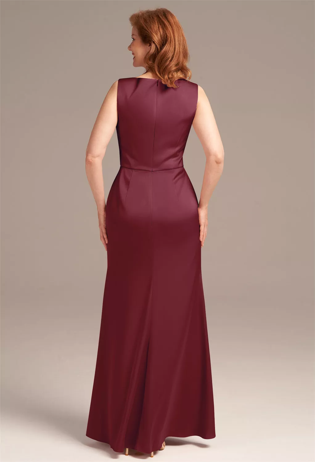 AW Loraine Deep Claret  Mother of the Bride Dresses
