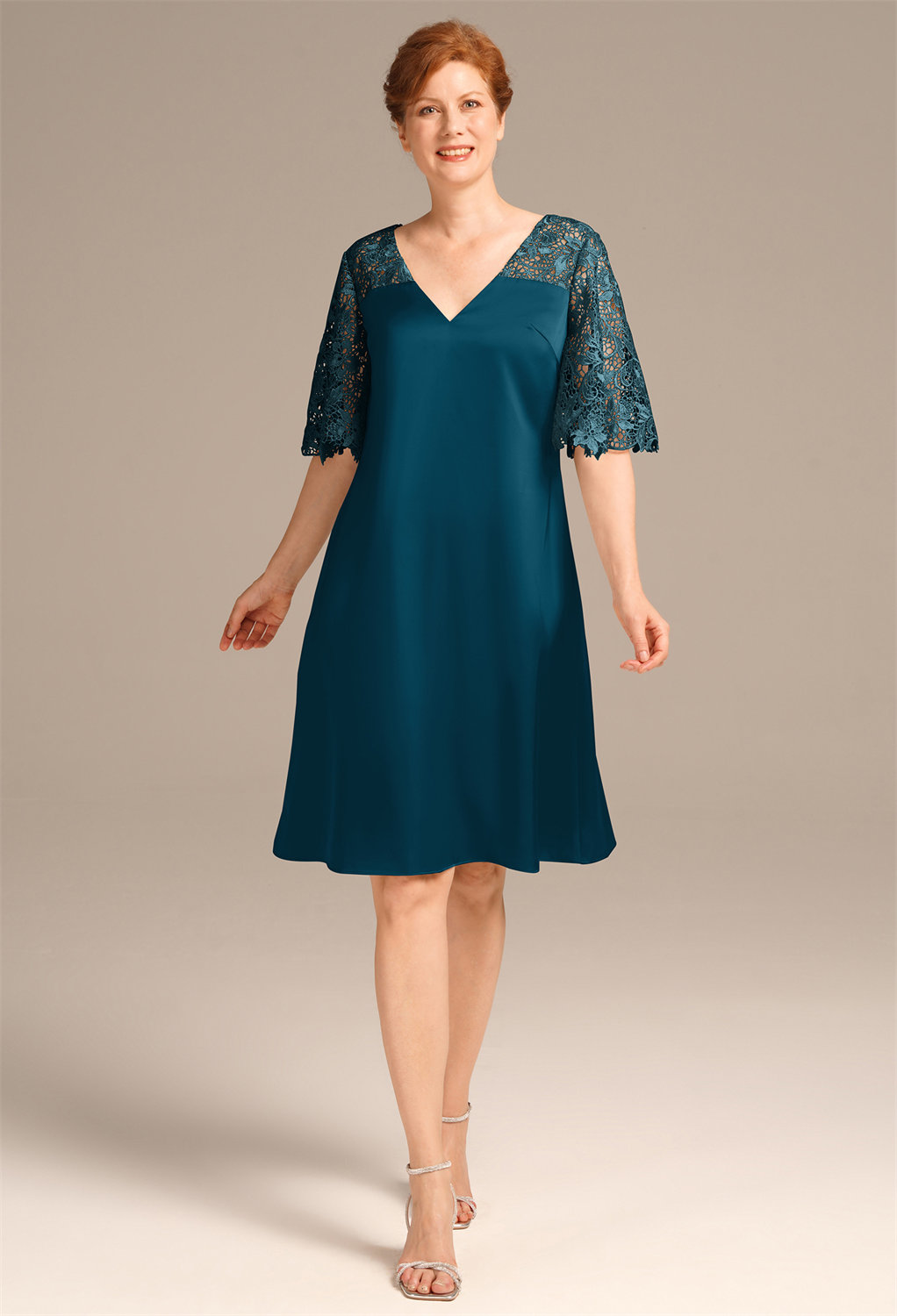 AW Lynne Deep Lake  Spring Mother of The Bride Dresses