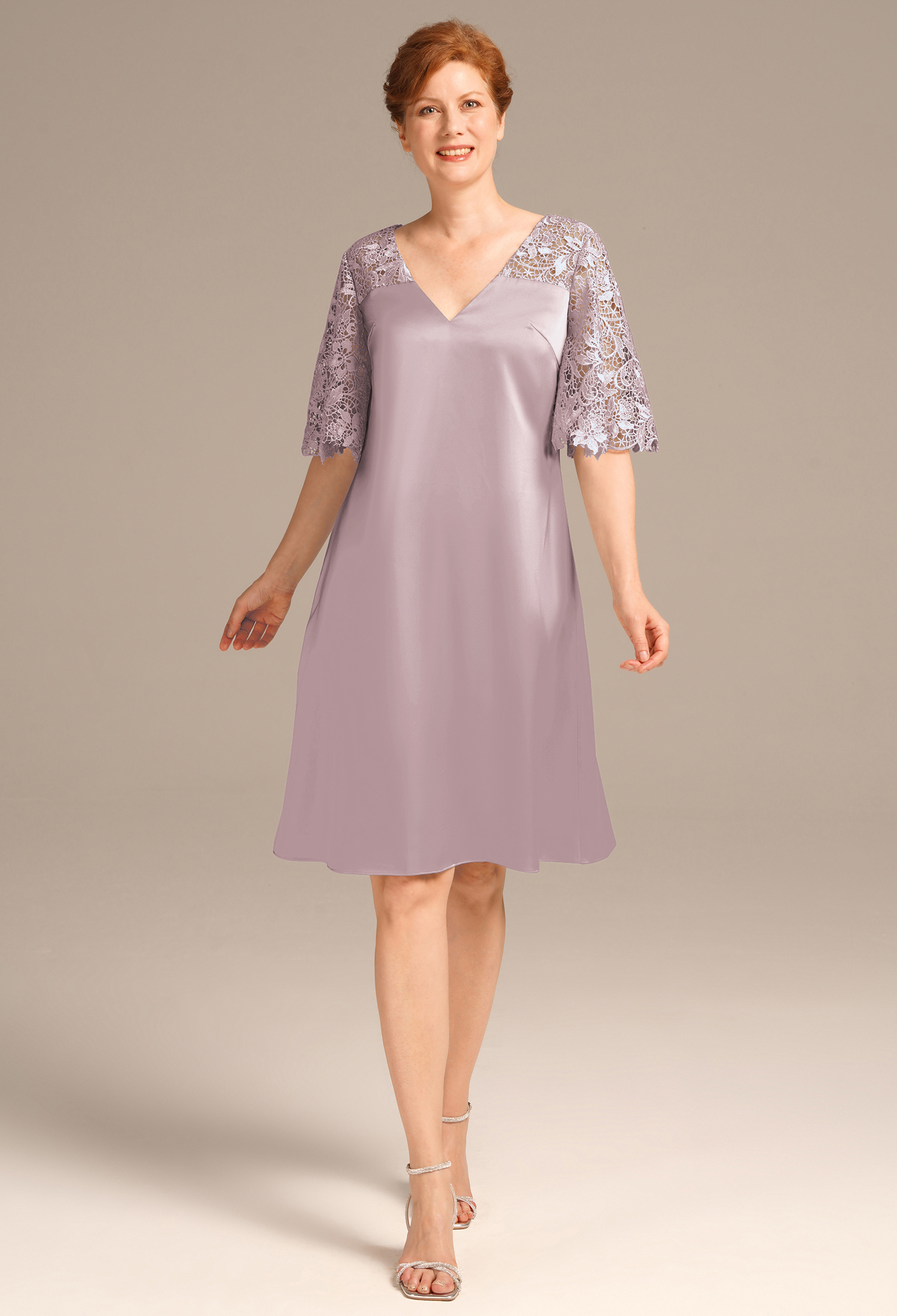 AW Lynne Dusty Rose  Spring Mother of The Bride Dresses