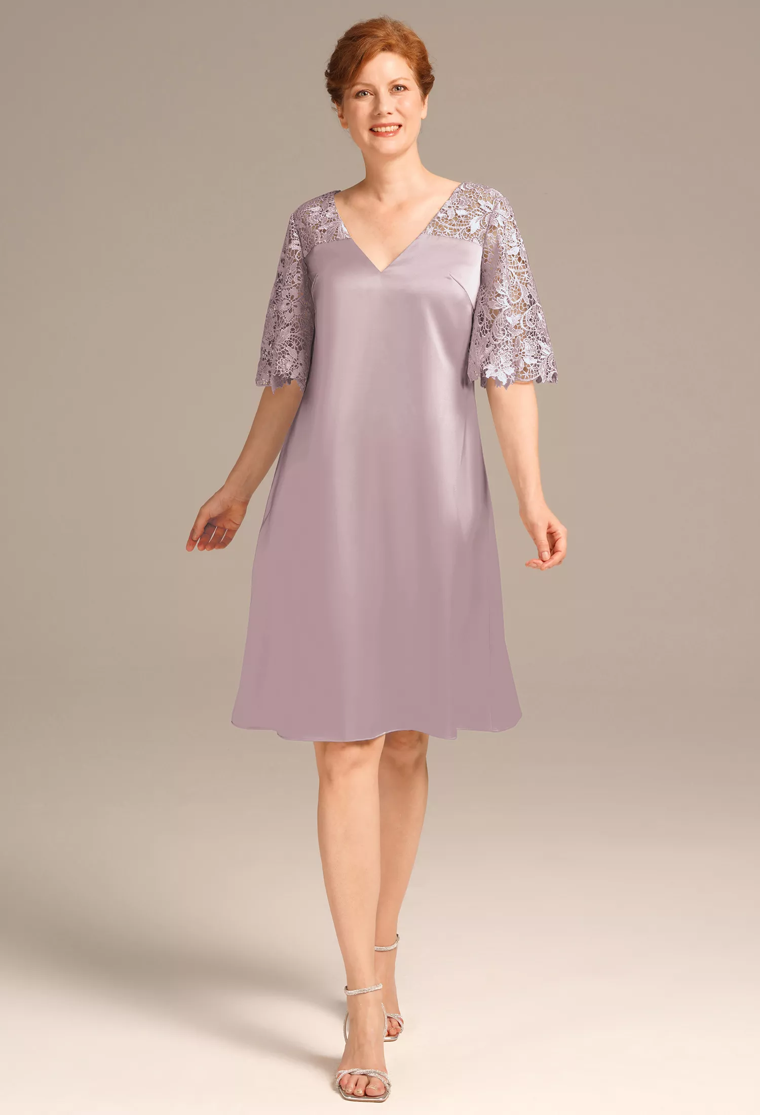 AW Lynne Dusty Rose  Spring Mother of The Bride Dresses