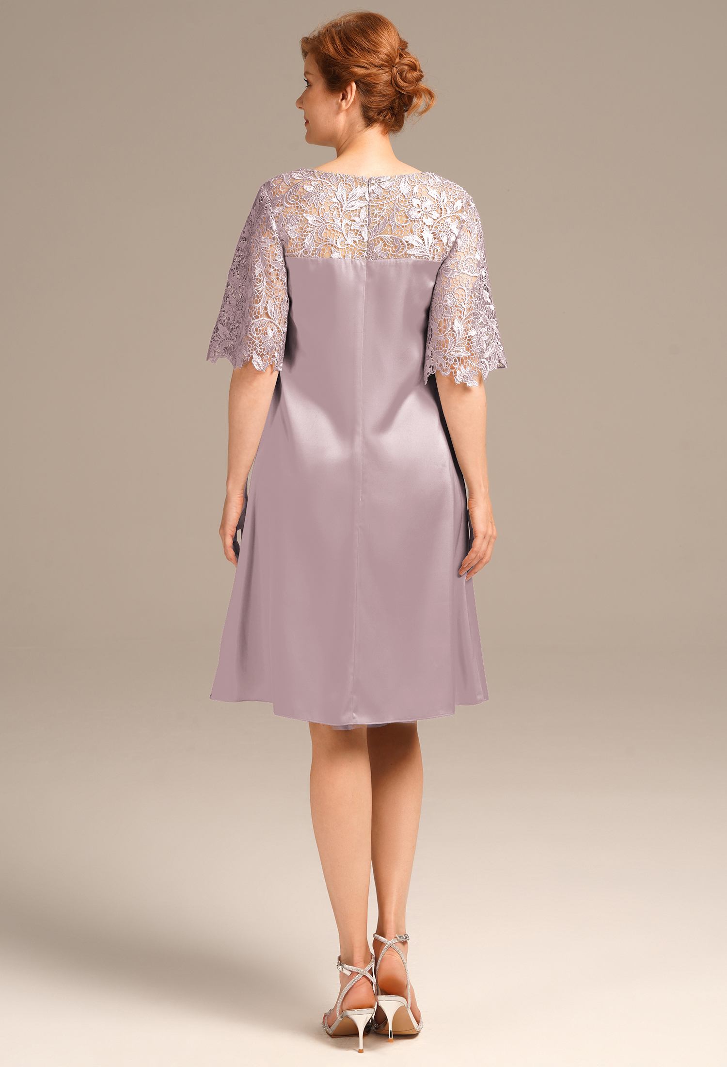 AW Lynne Dusty Rose  Spring Mother of The Bride Dresses