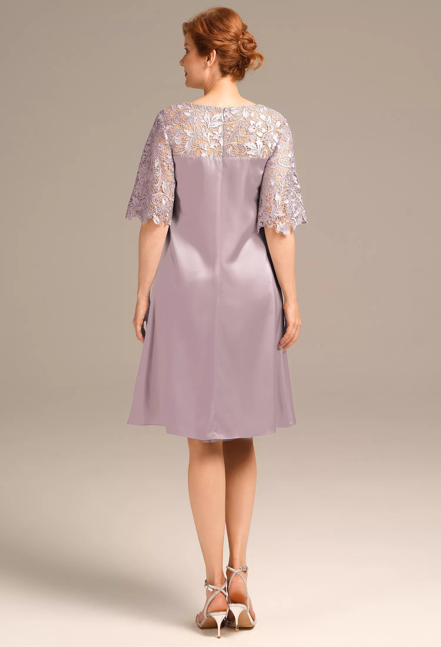 AW Lynne Dusty Rose  Spring Mother of The Bride Dresses
