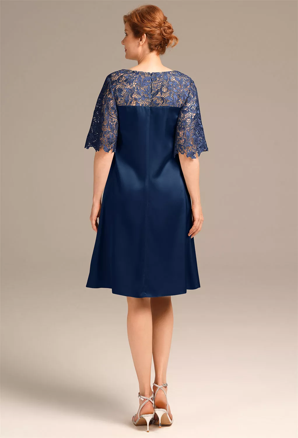 AW Lynne Navy  Spring Mother of The Bride Dresses