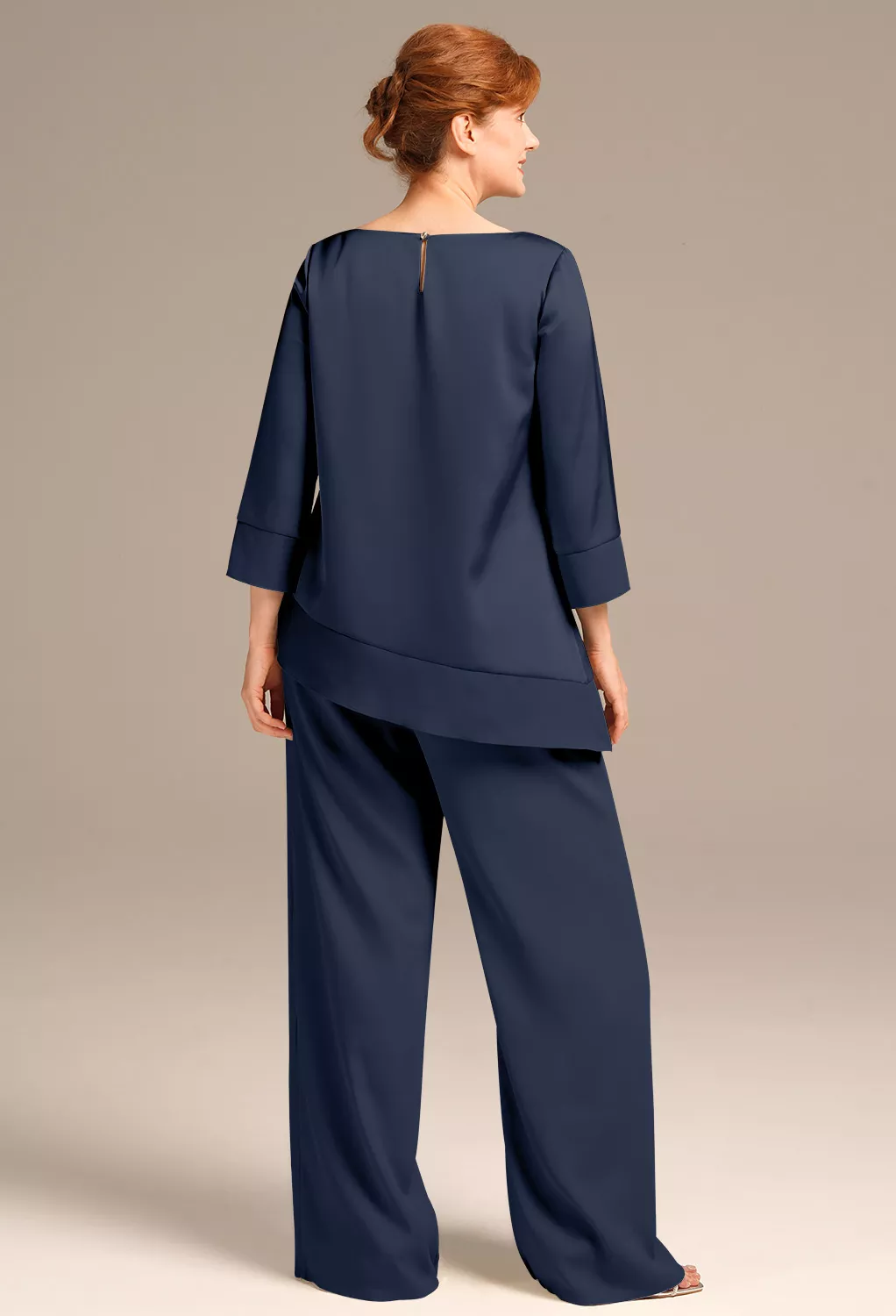 AW Madelyn Dark Navy  Pants Mother of the Bride Dresses
