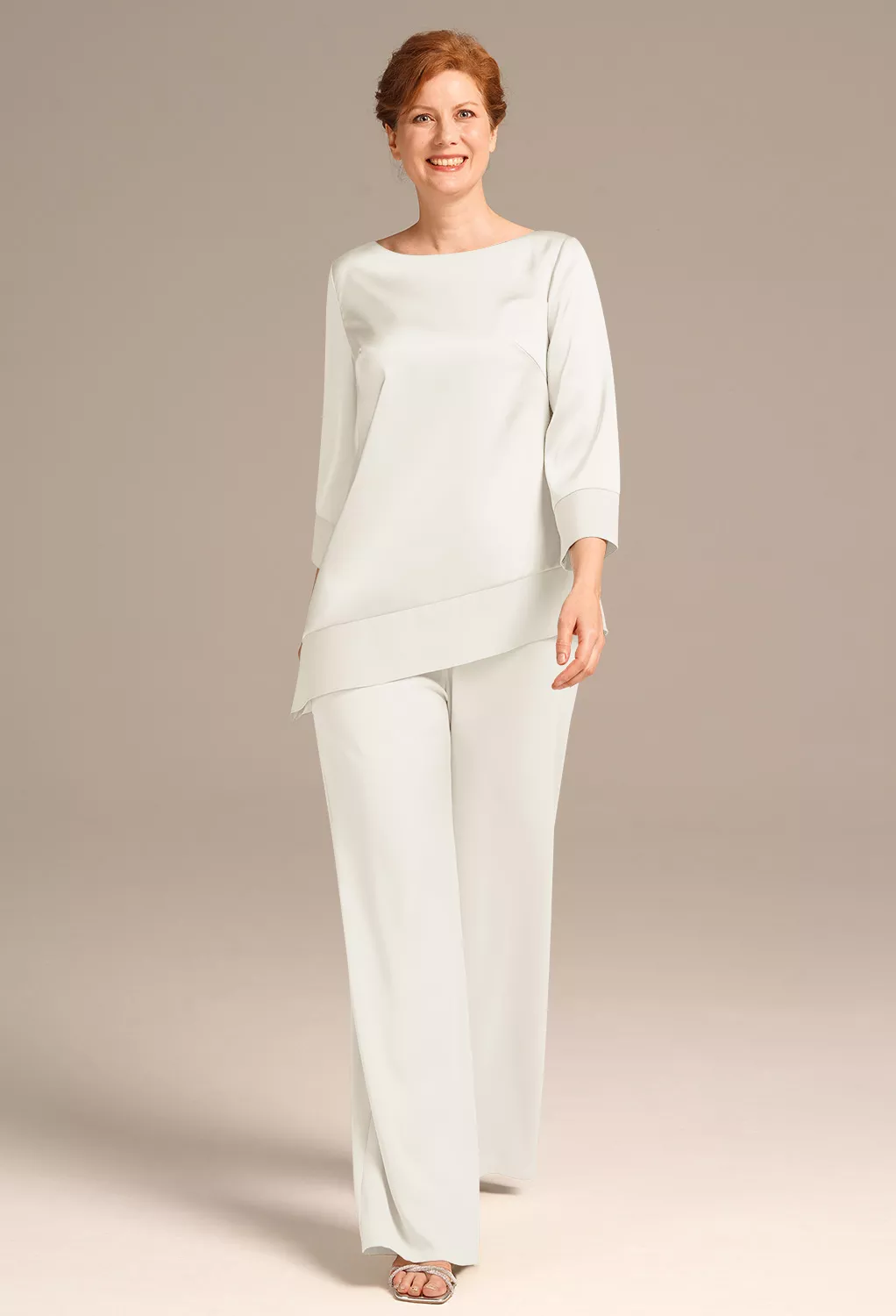 AW Madelyn Ivory  Pants Mother of the Bride Dresses