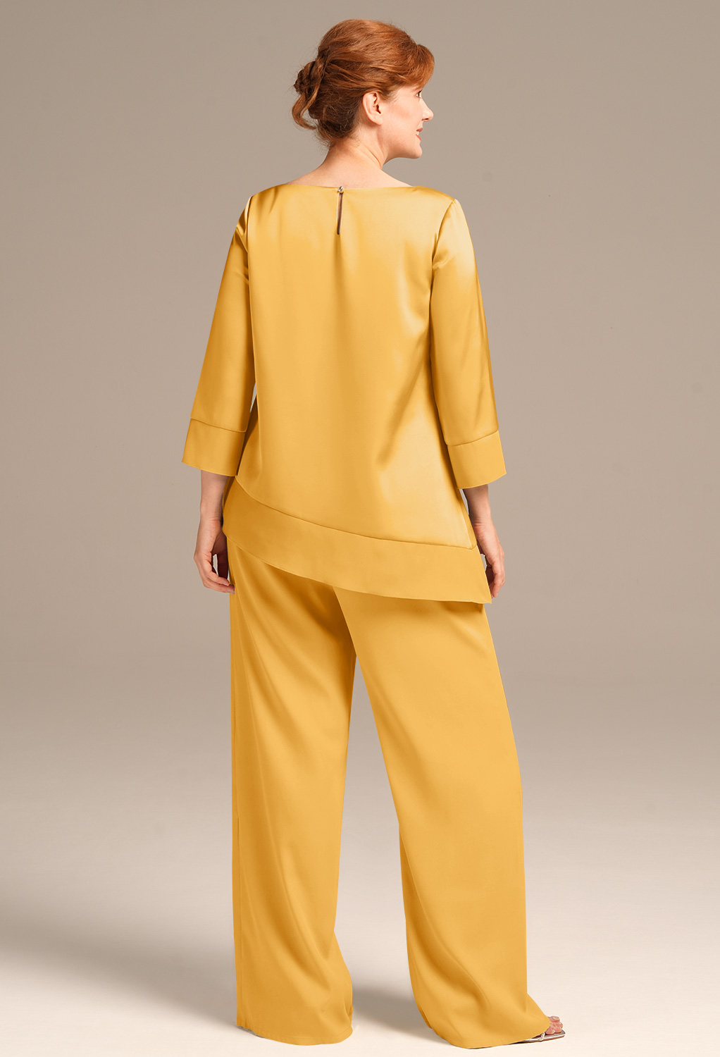 AW Madelyn Mango  Pants Mother of the Bride Dresses