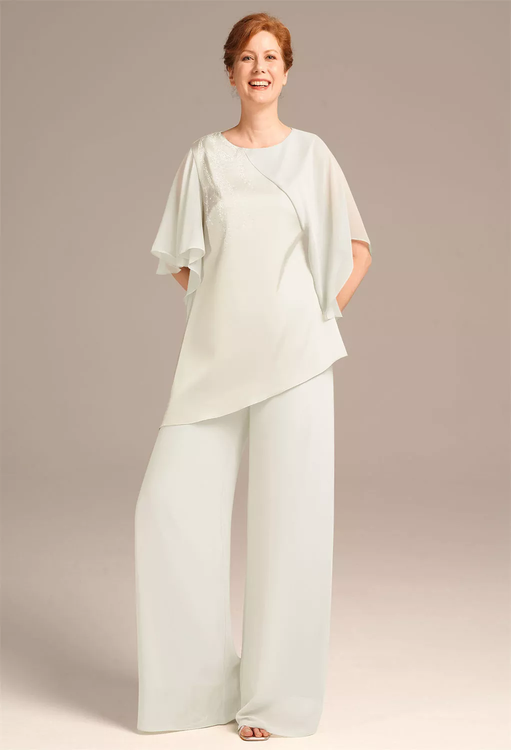 AW Malvina Ivory  Pants Mother of the Bride Dresses