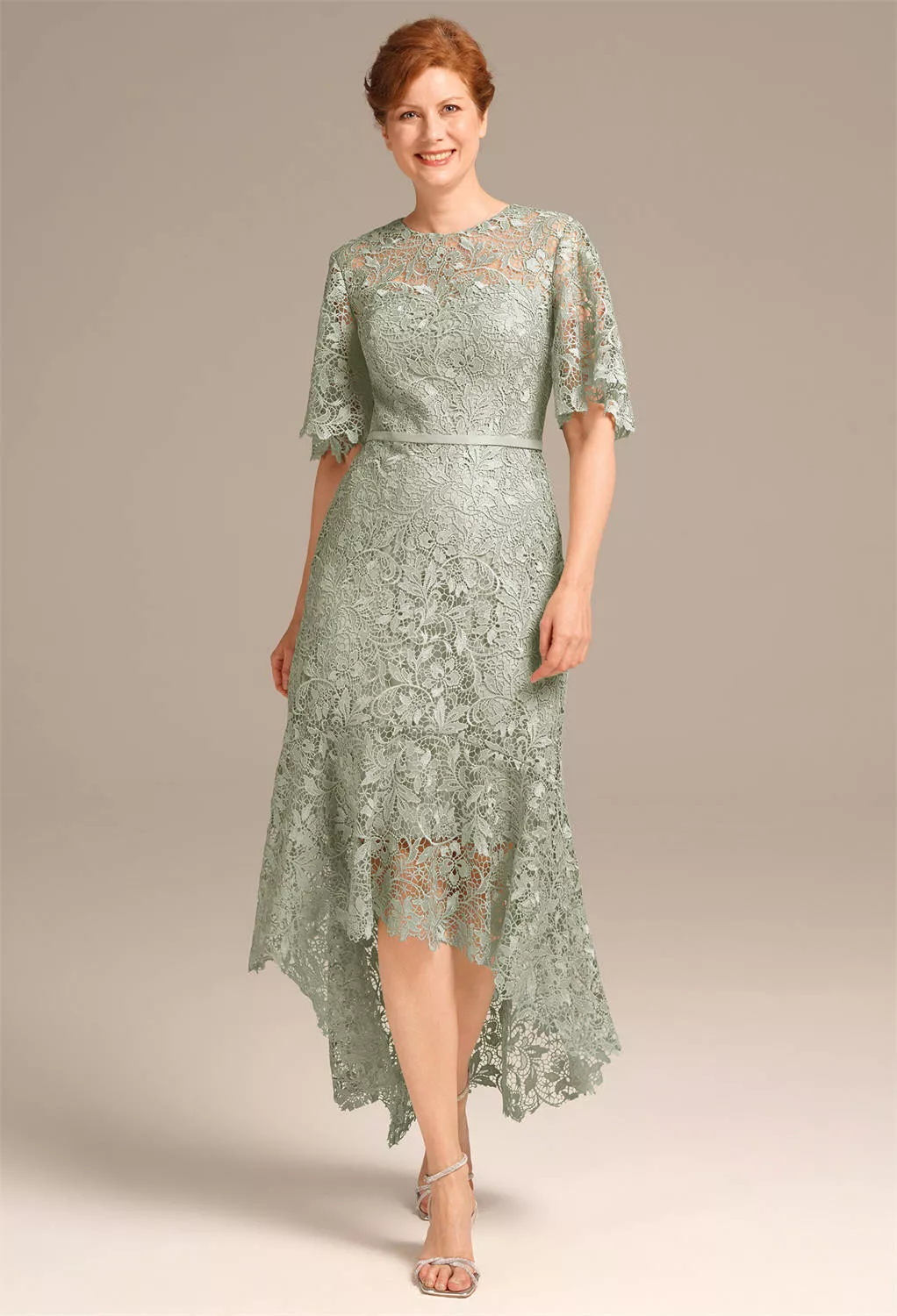 AW Melisande Sage Green  Mother of the Bride Dresses