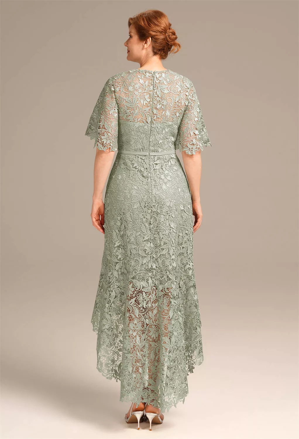 AW Melisande Sage Green  Mother of the Bride Dresses