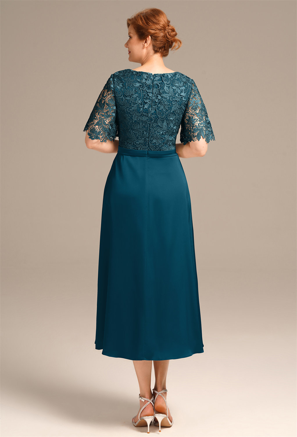 AW Pamela Deep Lake  Spring Mother of The Bride Dresses