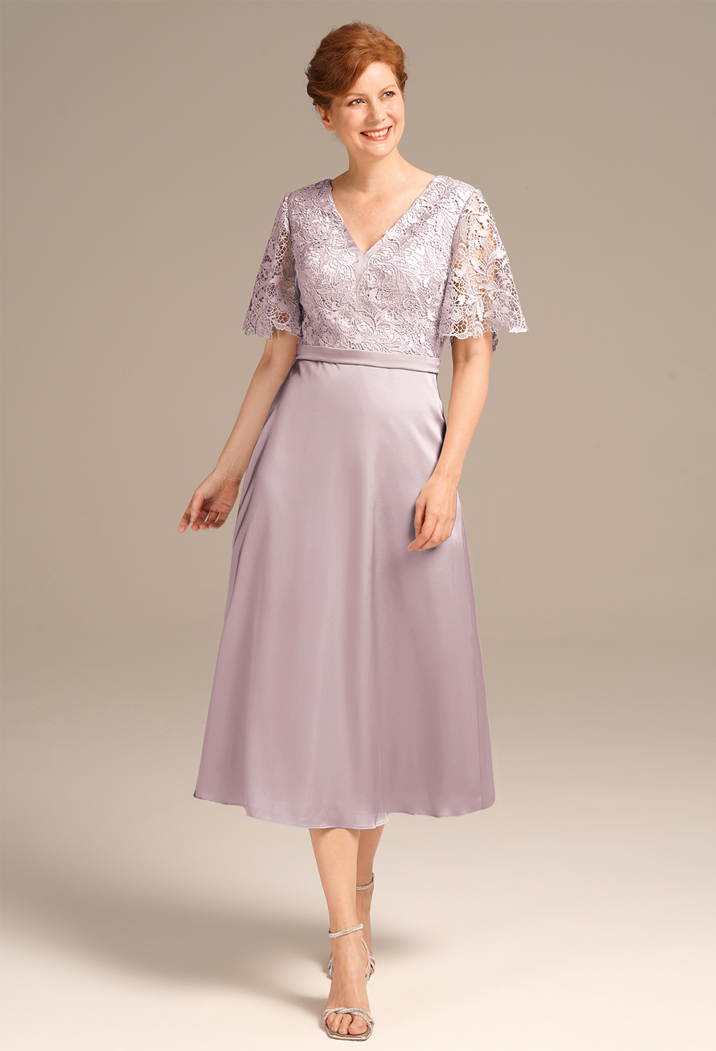 AW Pamela Dusty Rose  Spring Mother of The Bride Dresses
