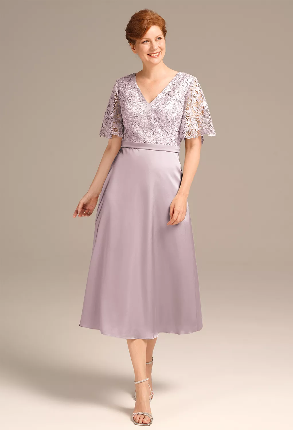 AW Pamela Dusty Rose  Spring Mother of The Bride Dresses