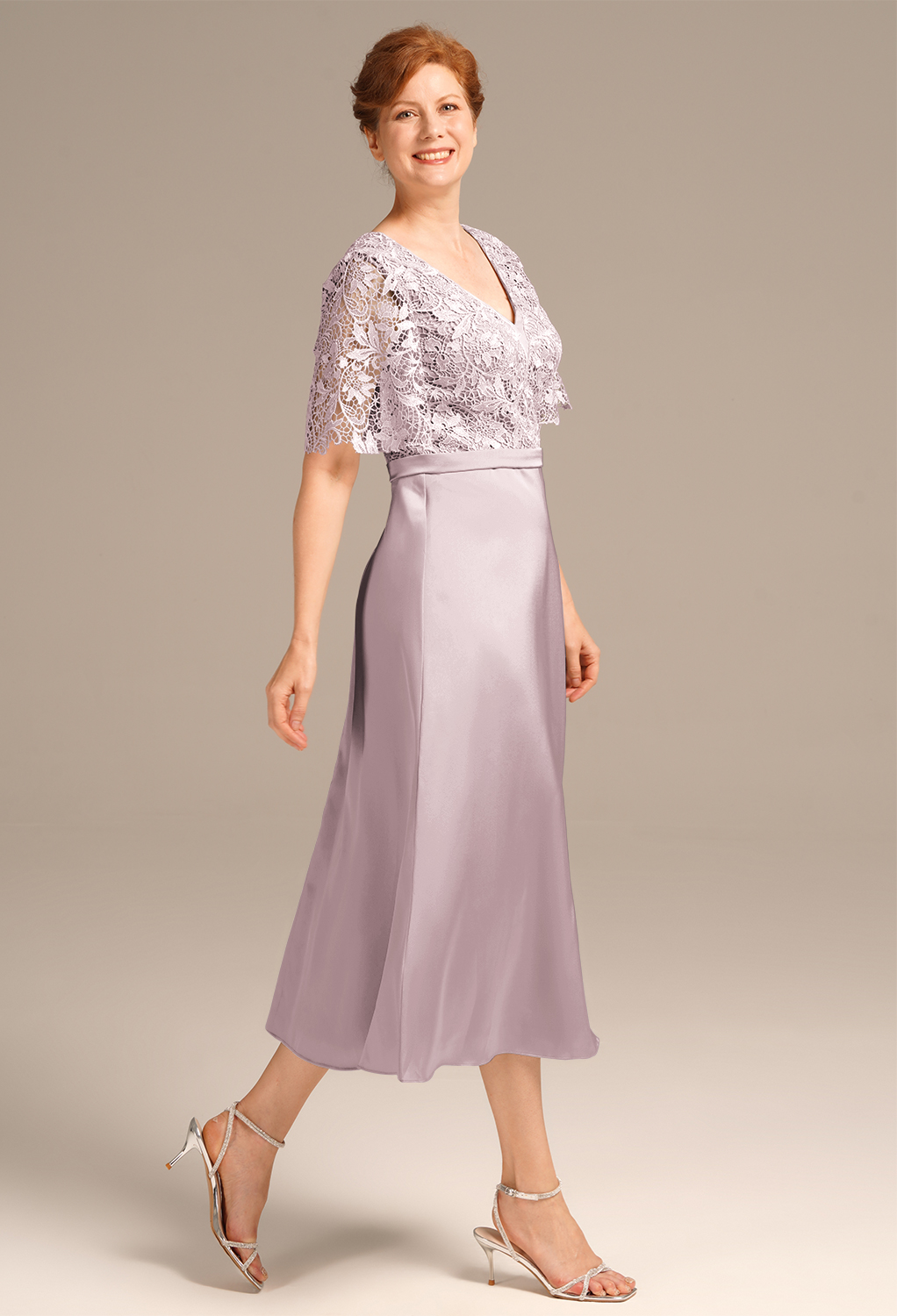 AW Pamela Dusty Rose  Spring Mother of The Bride Dresses
