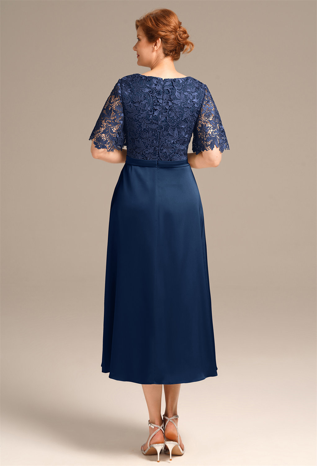 AW Pamela Navy  Spring Mother of The Bride Dresses