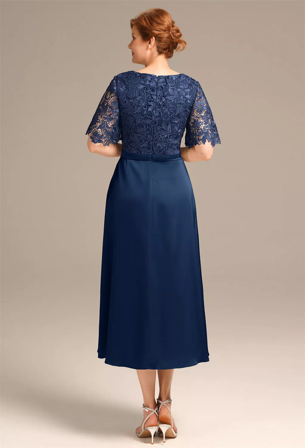 AW Pamela Navy  Spring Mother of The Bride Dresses