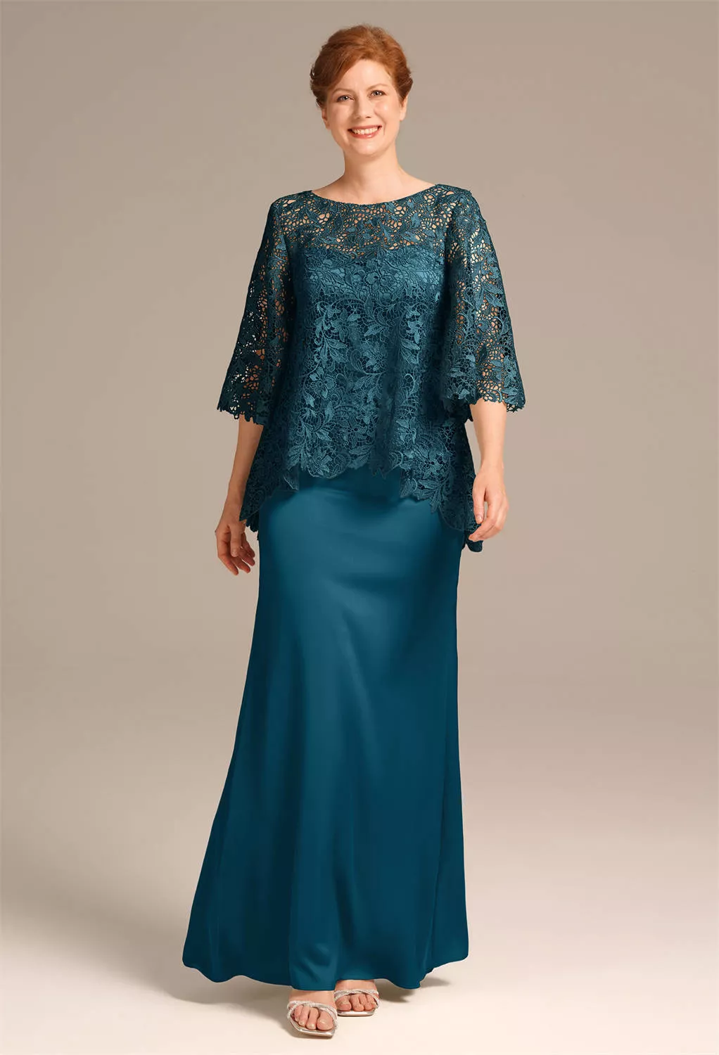 AW Milkwort Deep Lake  Mother of the Bride Dresses
