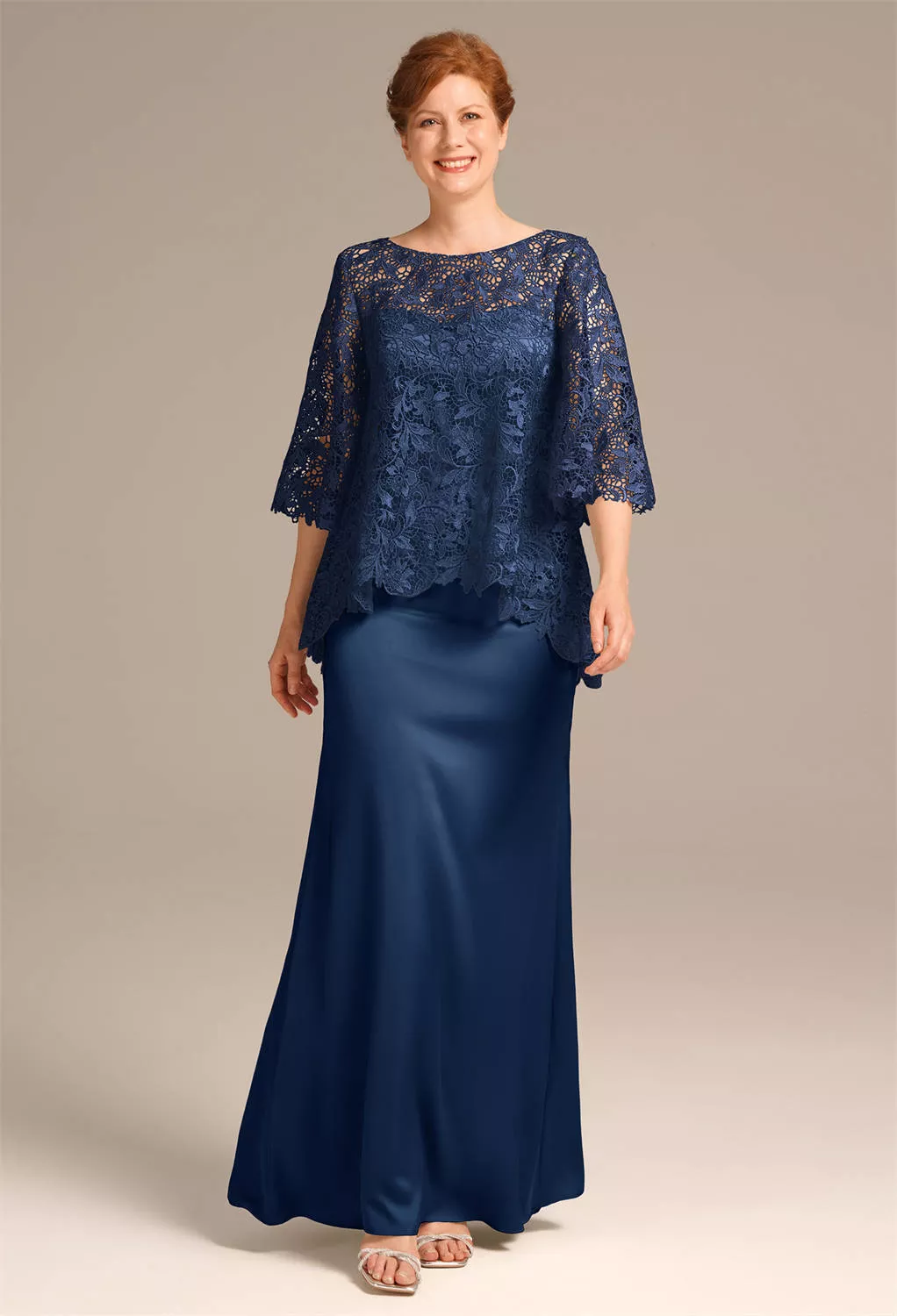 AW Milkwort Navy  Mother of the Bride Dresses