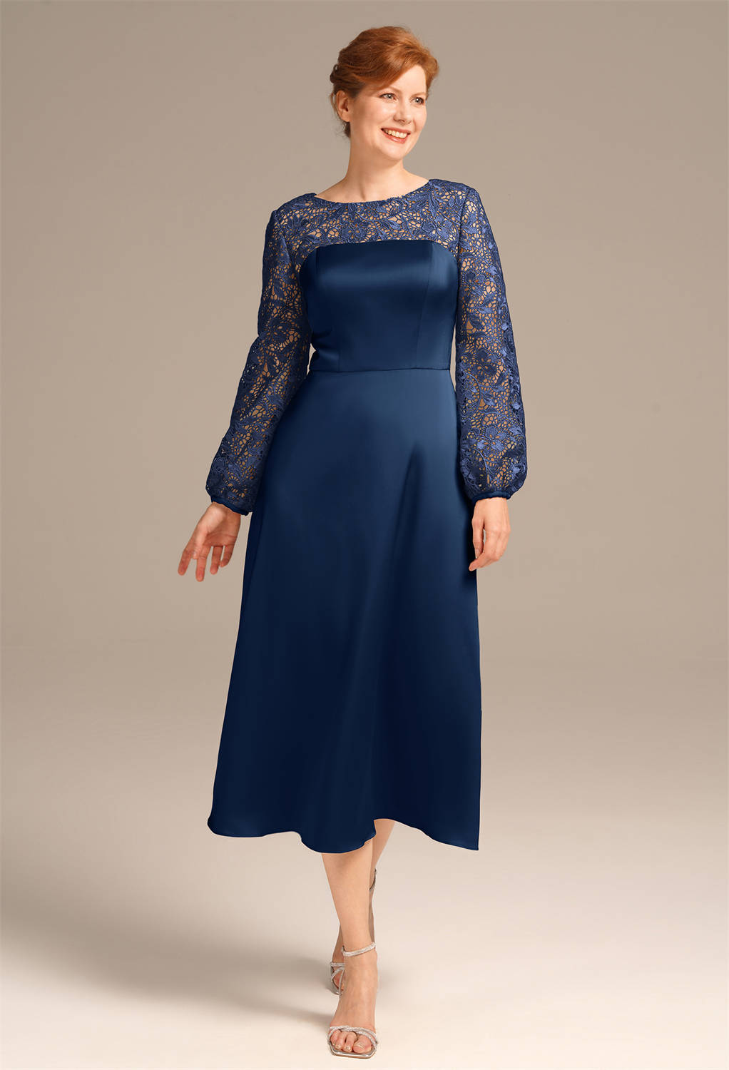 AW Ocarina Navy  Mother of the Bride Dresses