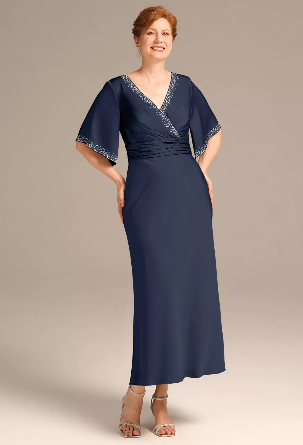 AW Oleander Dark Navy  Mother of the Bride Dresses
