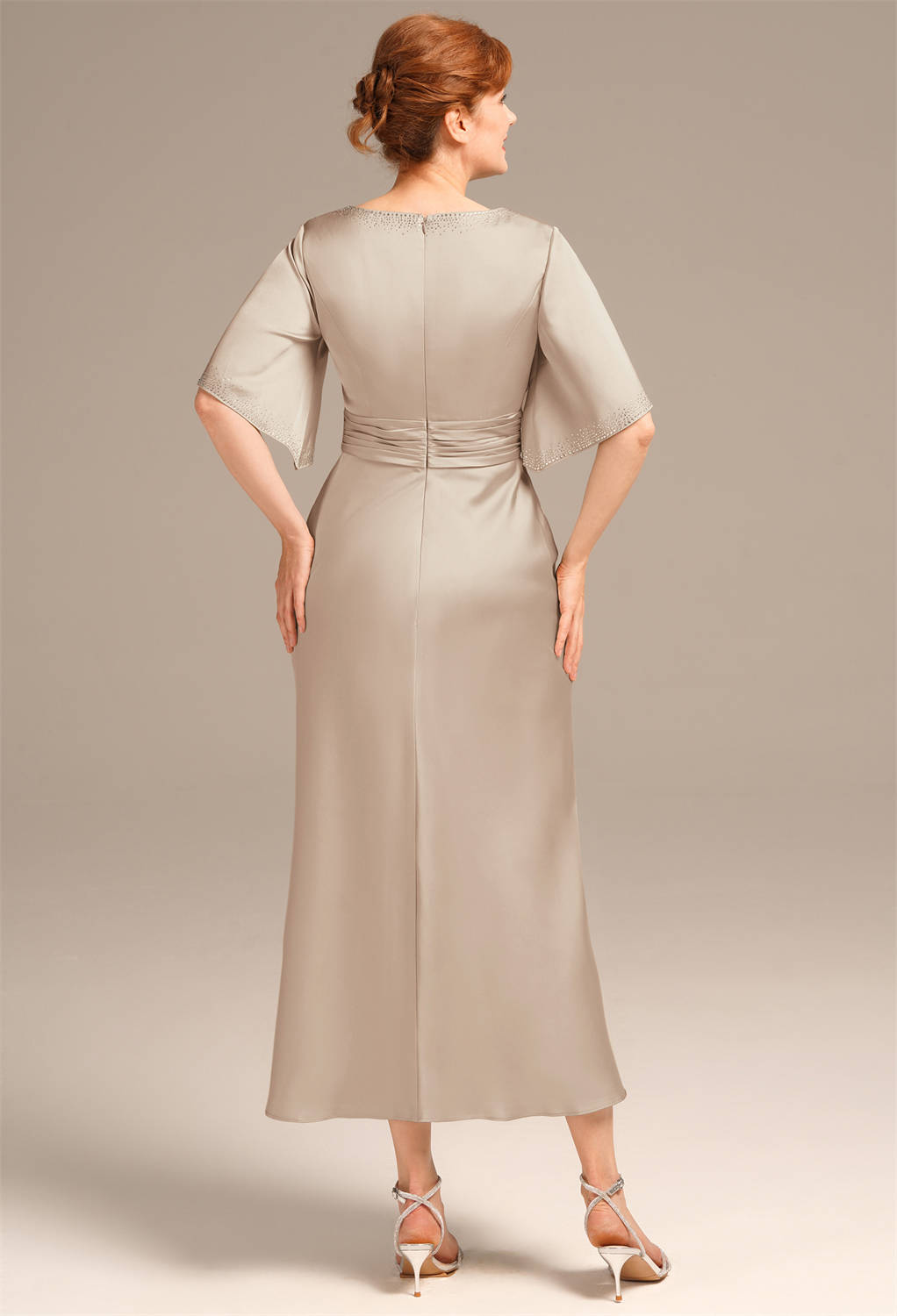 AW Oleander Taupe  Mother of the Bride Dresses