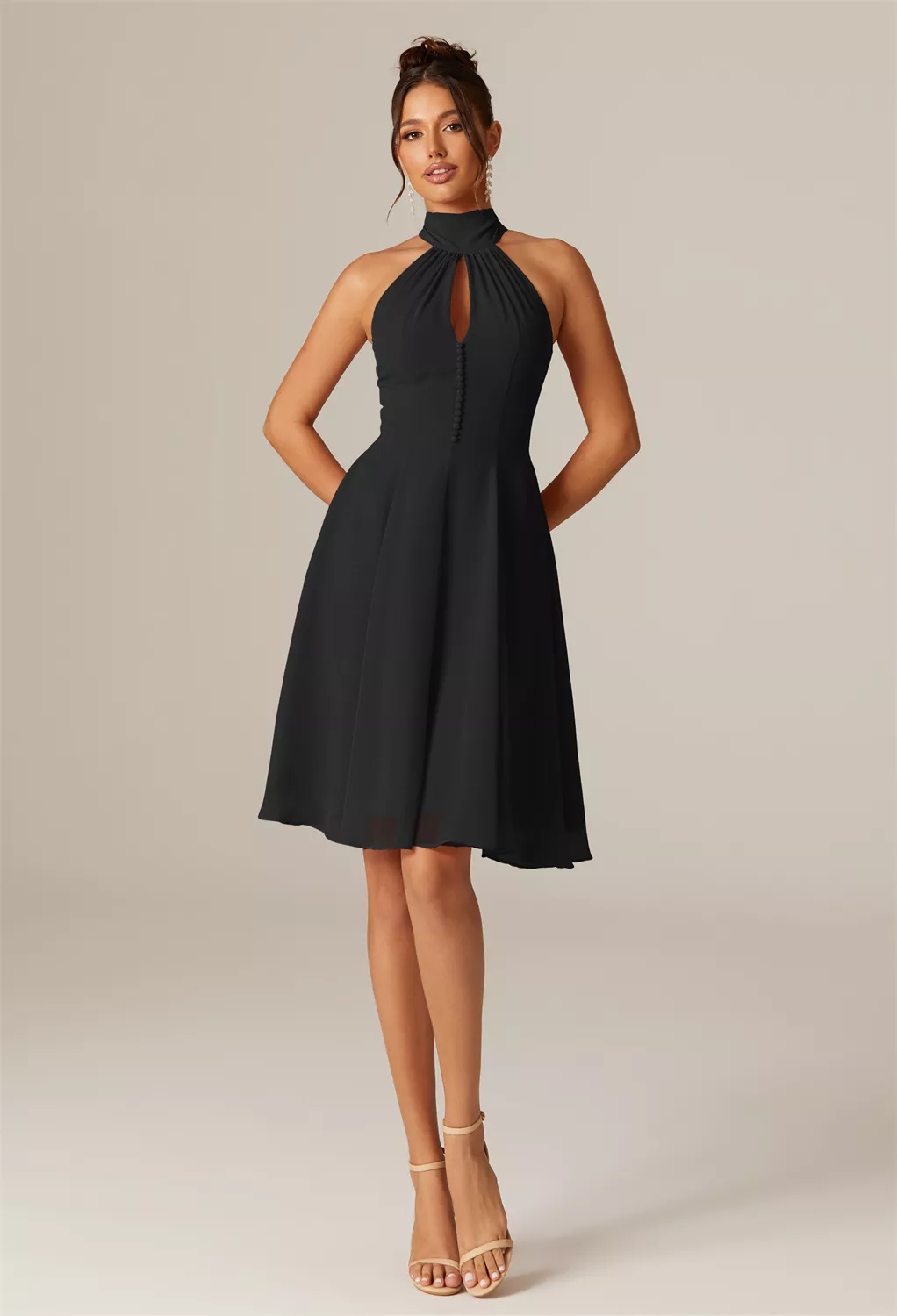 AW Lucerne Black  Spring Wedding Guest Dresses