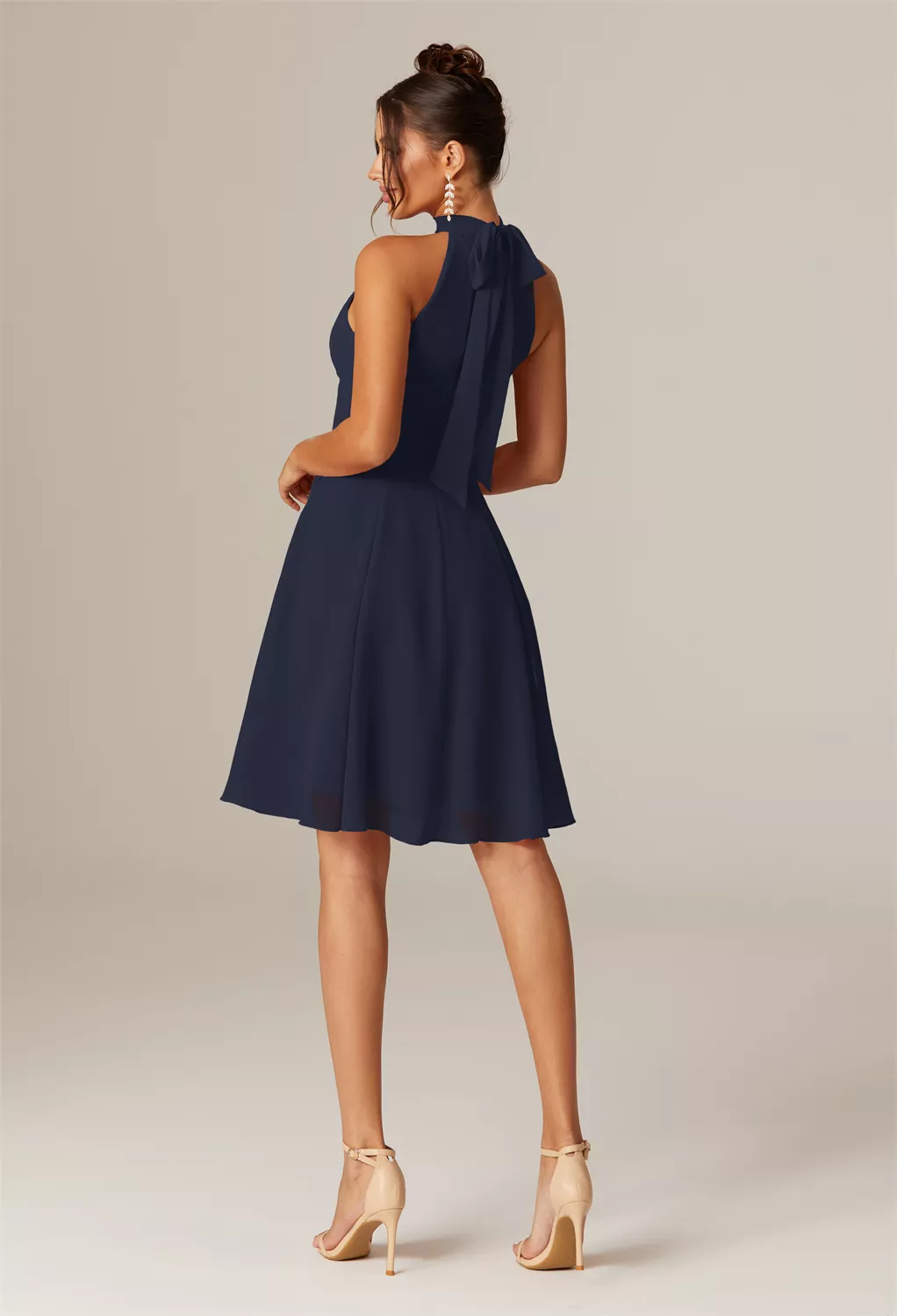AW Lucerne Dark Navy  Beach Wedding Guest Dresses