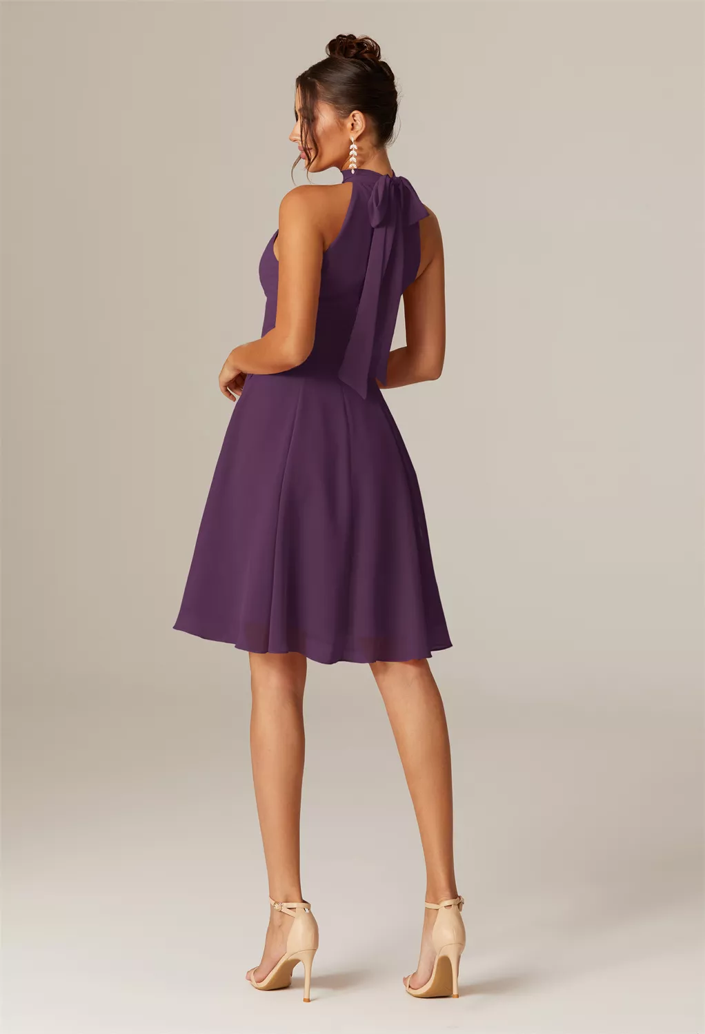 AW Lucerne Grape  Spring Wedding Guest Dresses