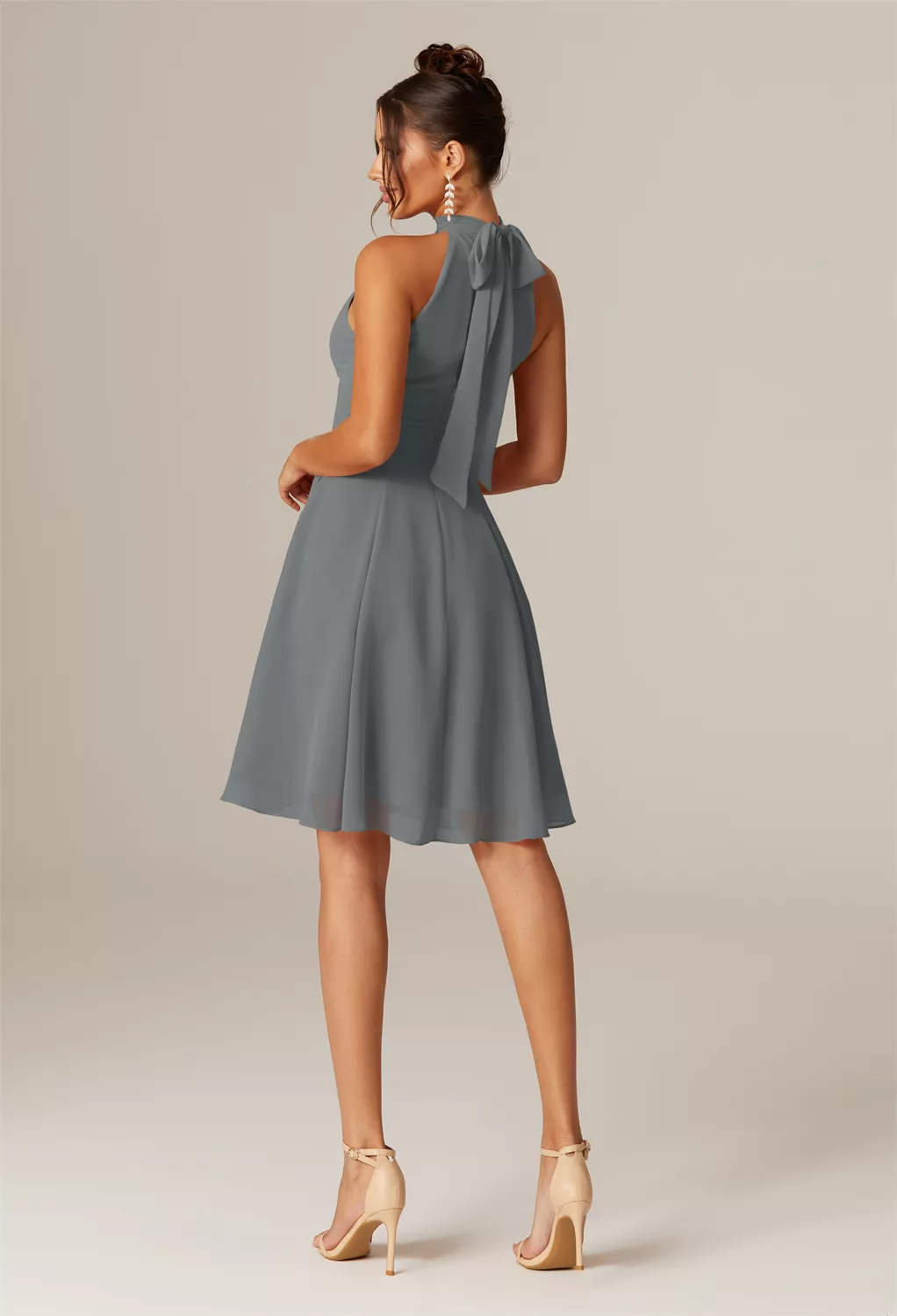 AW Lucerne Steel Gray  Spring Wedding Guest Dresses
