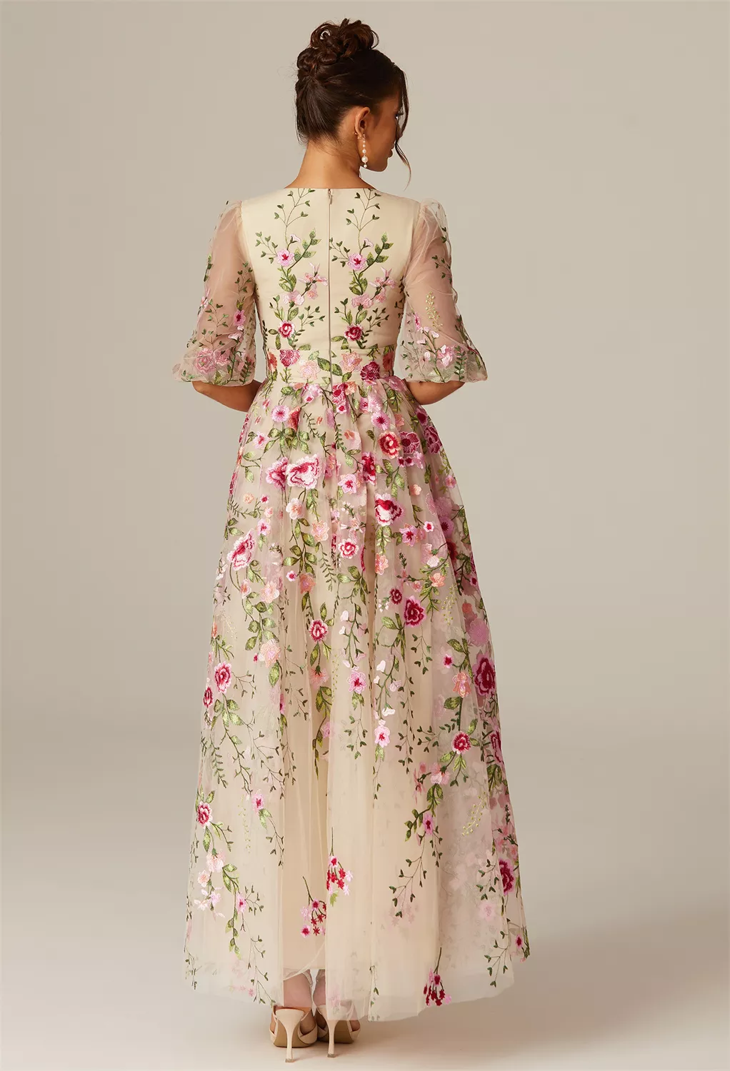 AW Breezy Multi Color  Spring Wedding Guest Dresses