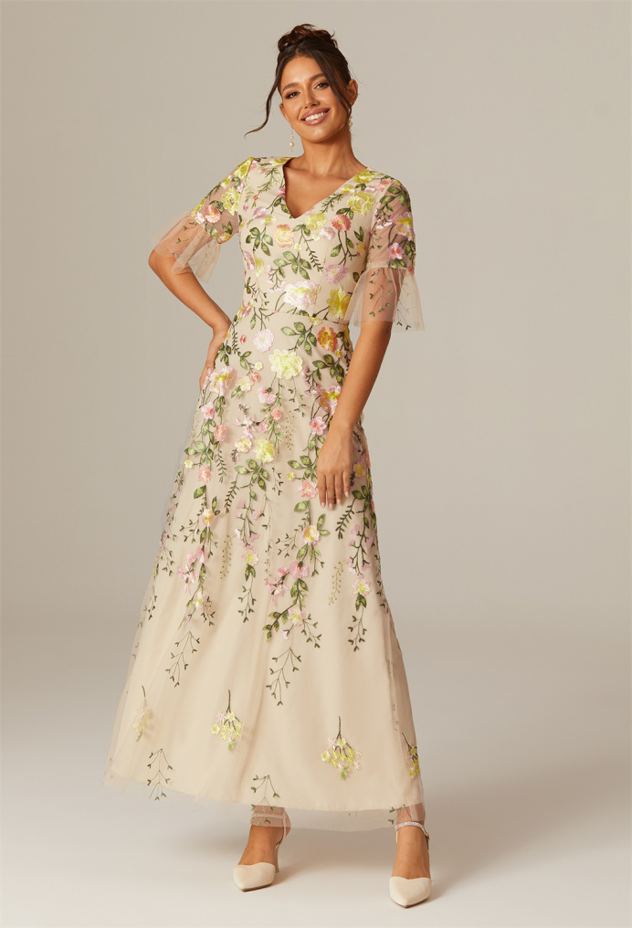 AW Carole Multi Color  Wedding Guest Dresses