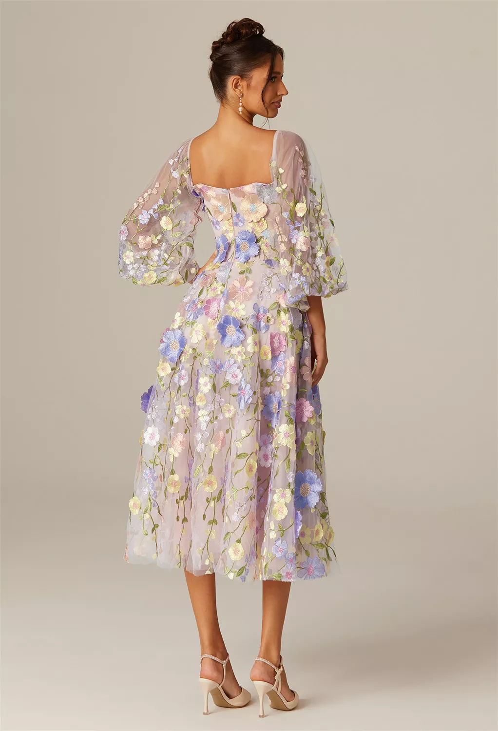 AW Catharine Multi Color  Spring Wedding Guest Dresses