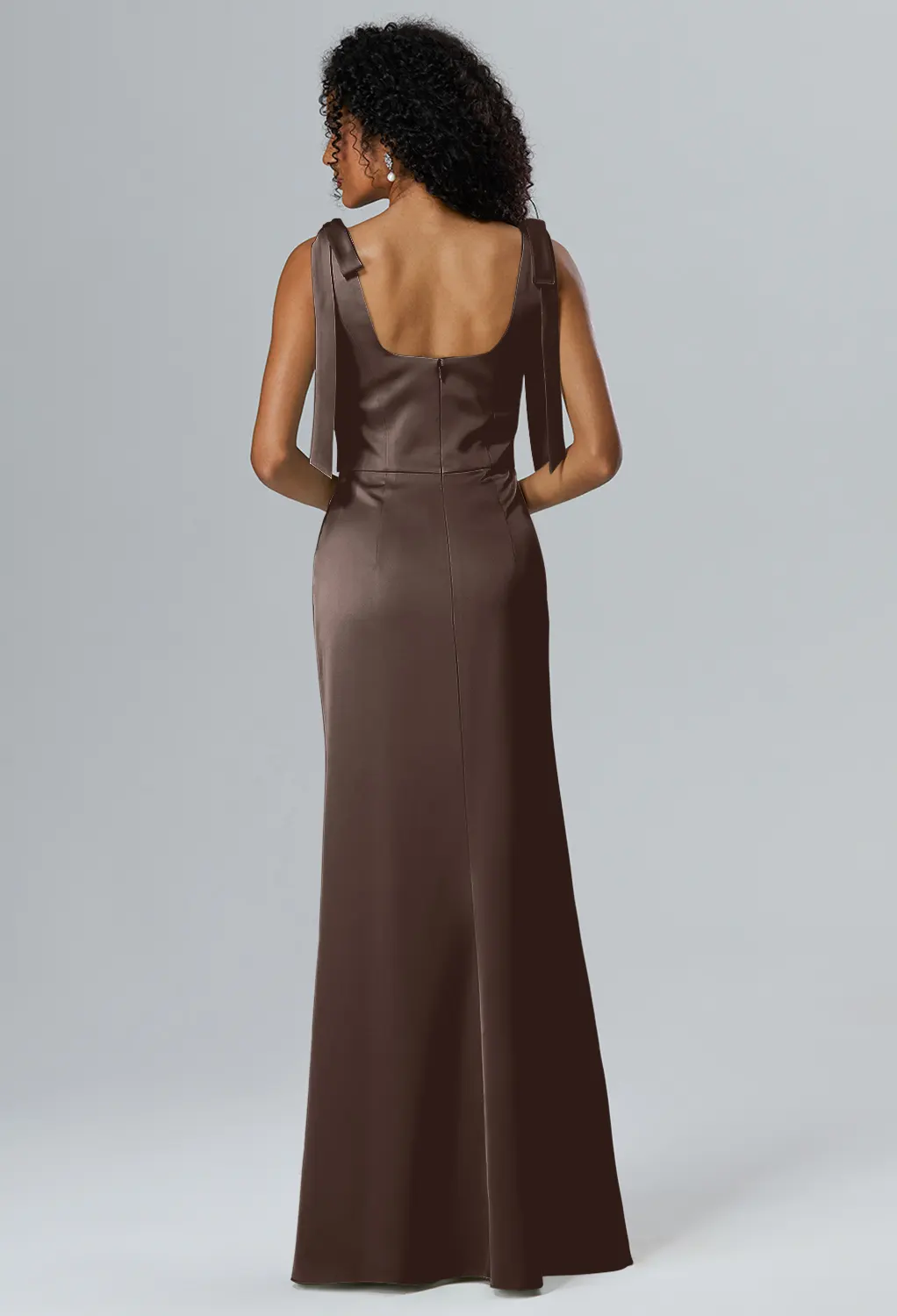 Seal Brown Plus Size Wedding Guest Dresses | AW.Bridal Canada