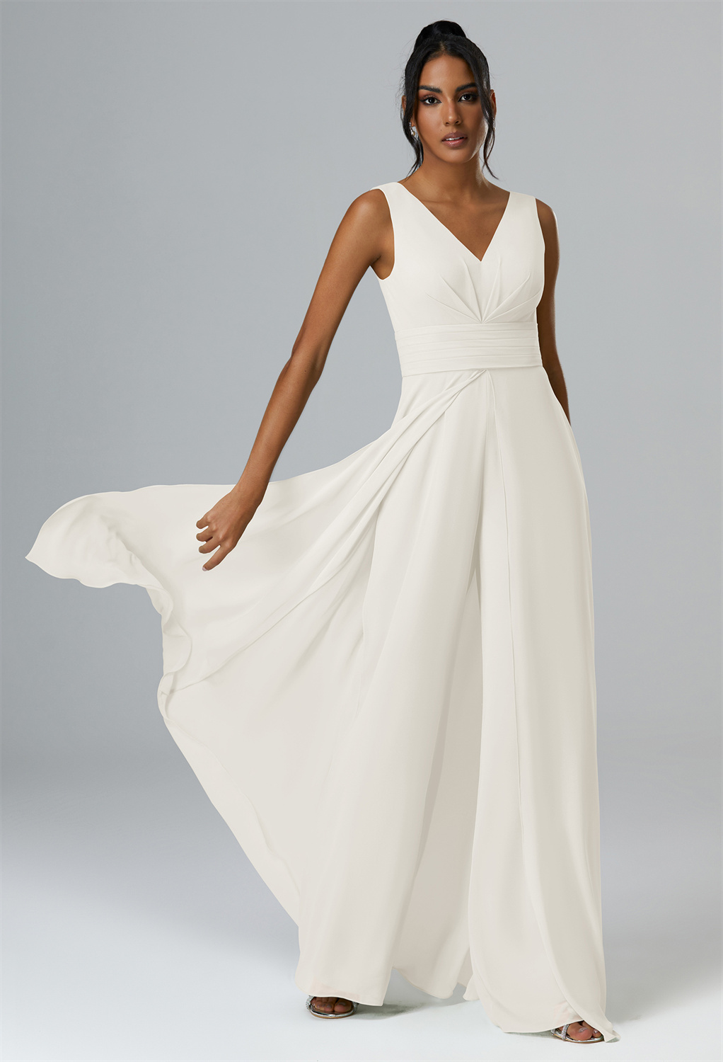 AW Plaoido Ivory  Casual Wedding Guest Dresses