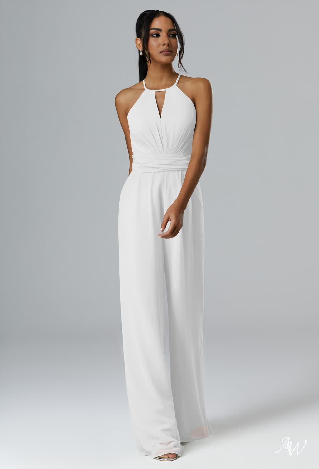 AW Peggie White Bridesmaid Dresses image3