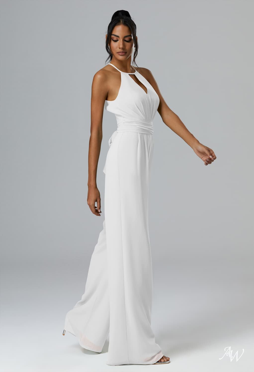 AW Peggie White Bridesmaid Dresses image4