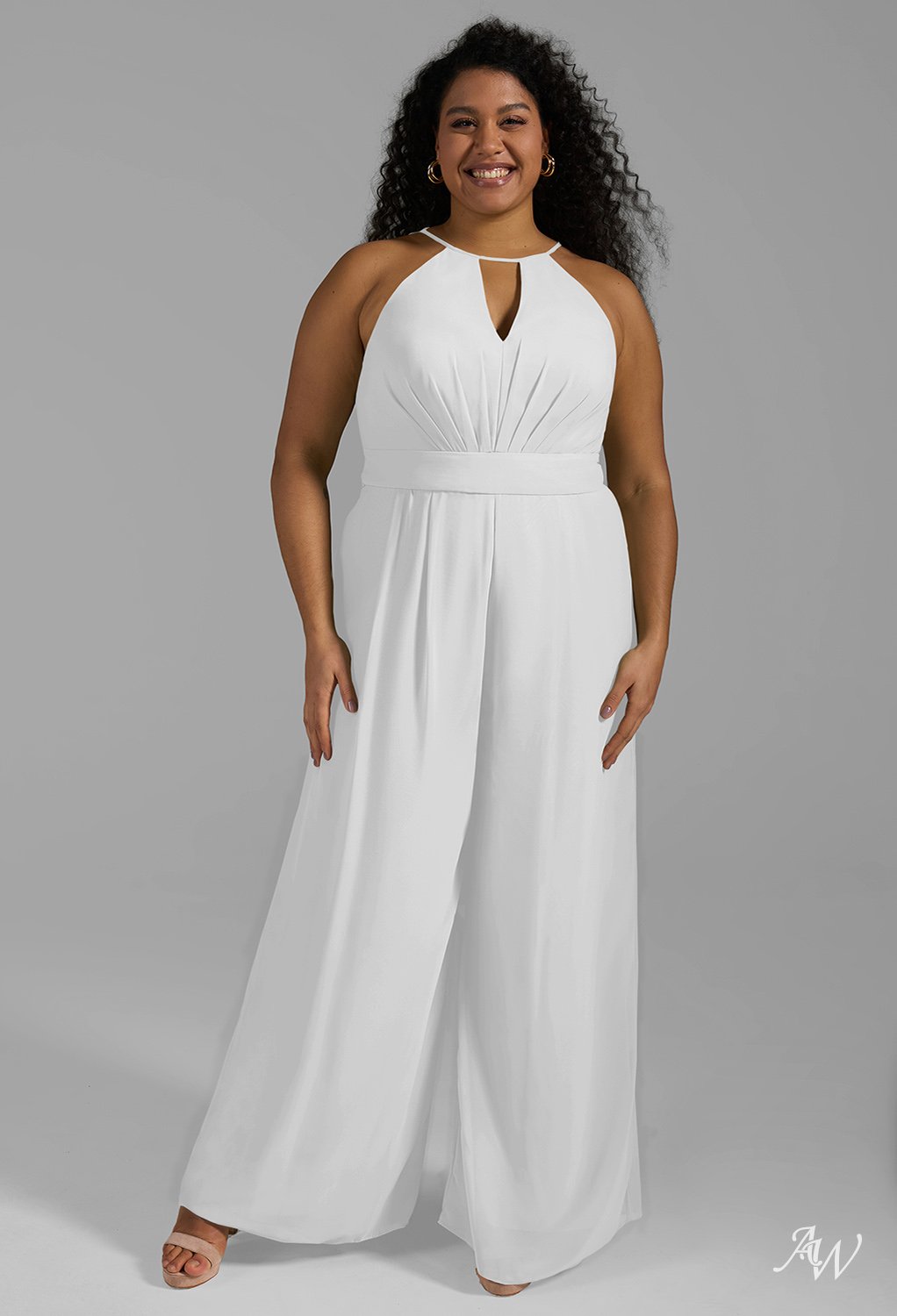 AW Peggie White Bridesmaid Dresses image5