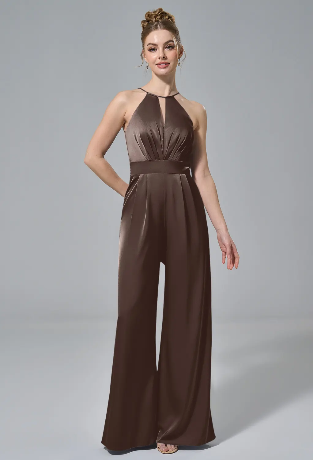 Seal Brown Plus Size Wedding Guest Dresses | AW.Bridal Canada