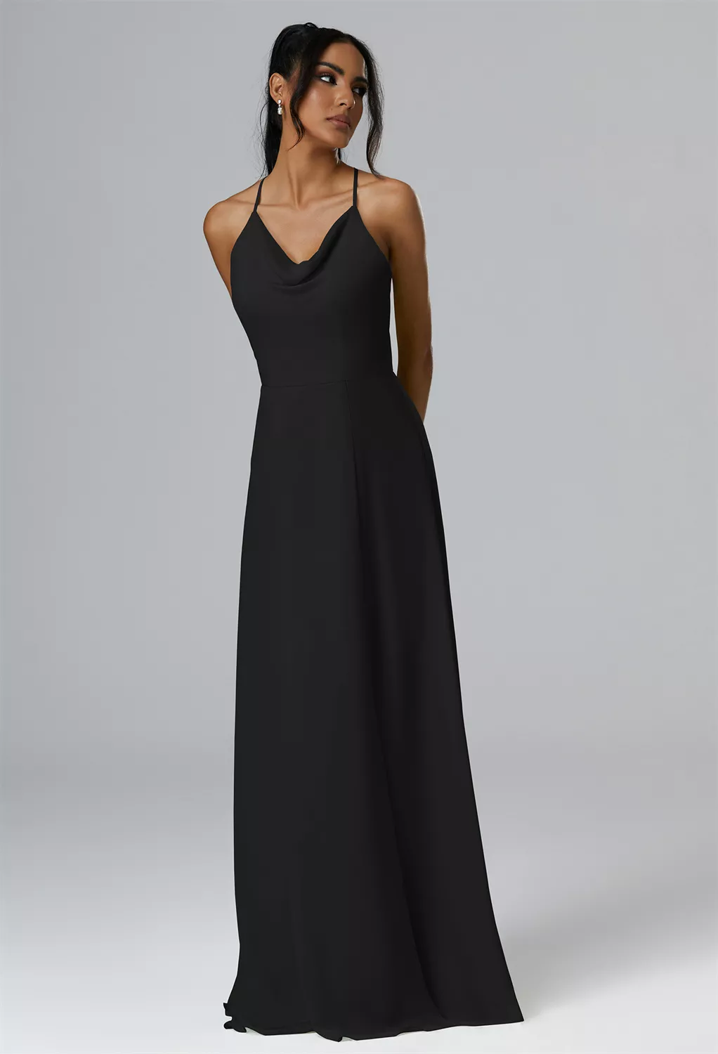 AW Perpetua Black  Beach Wedding Guest Dresses