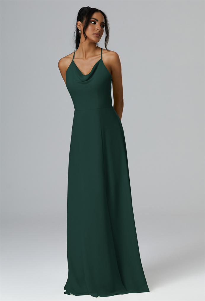 AW Perpetua Dark Emerald  Wedding Guest Dresses