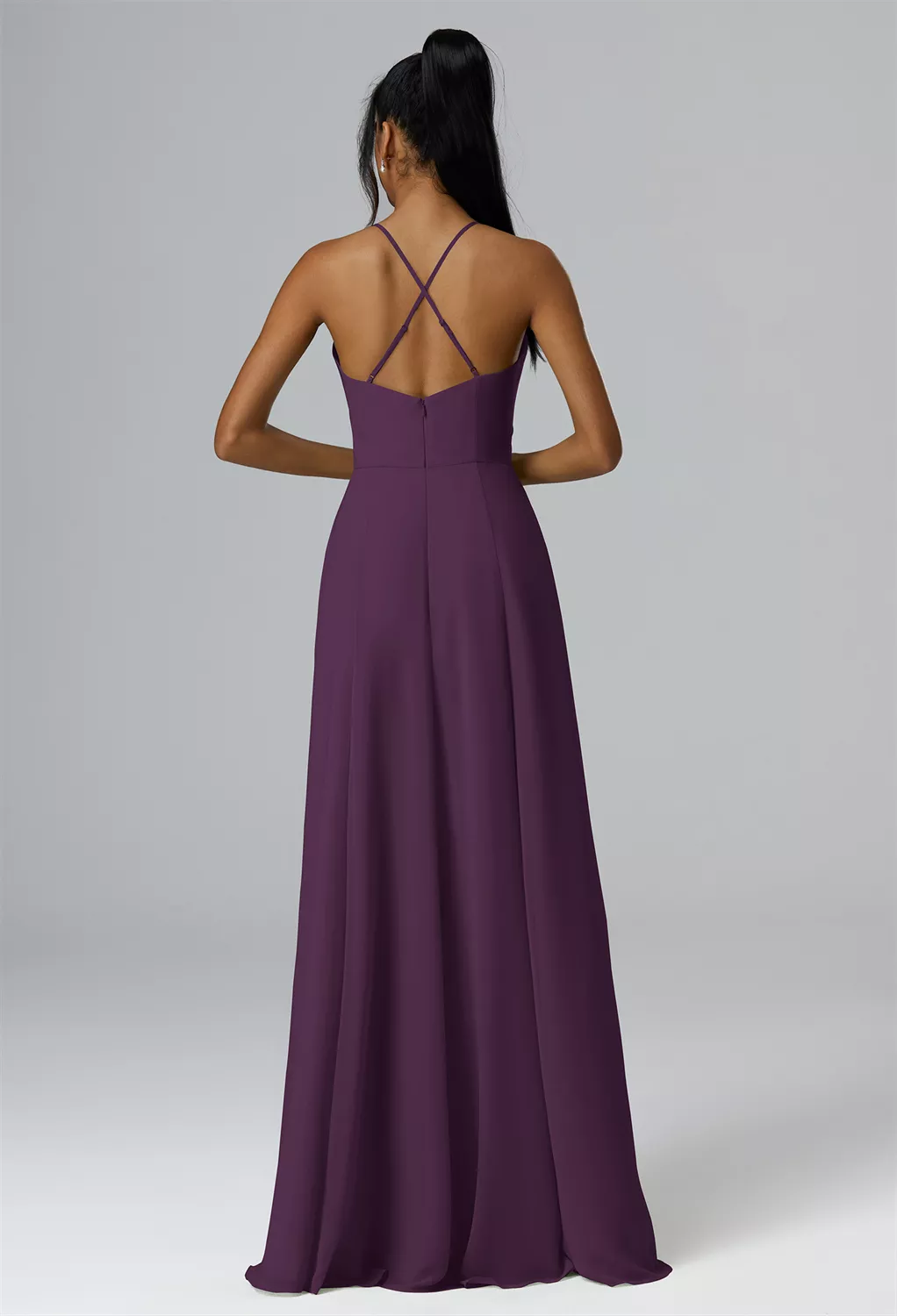 AW Perpetua Grape  Beach Wedding Guest Dresses