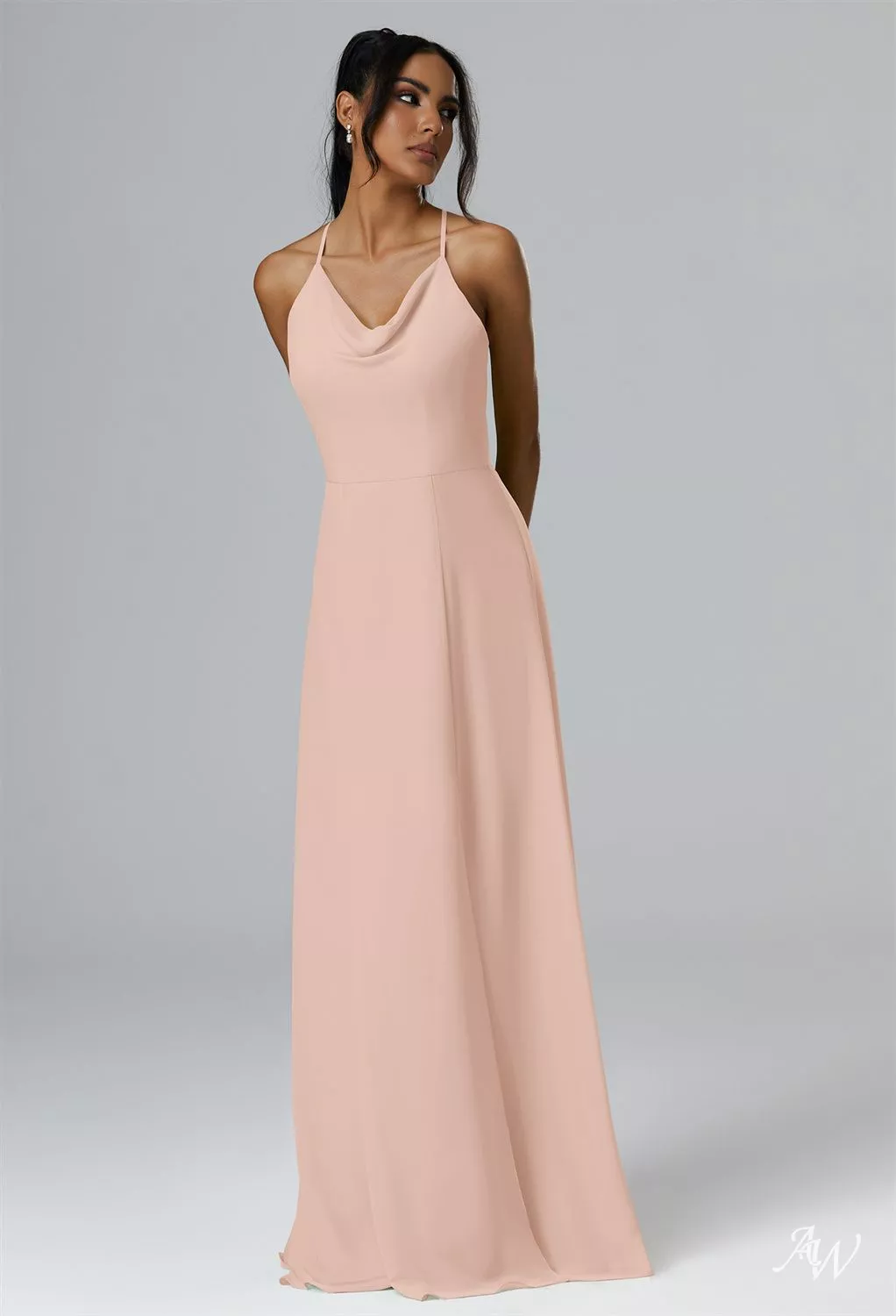 AW Perpetua Pearl Pink Bridesmaid Dresses | AW.Bridal Canada