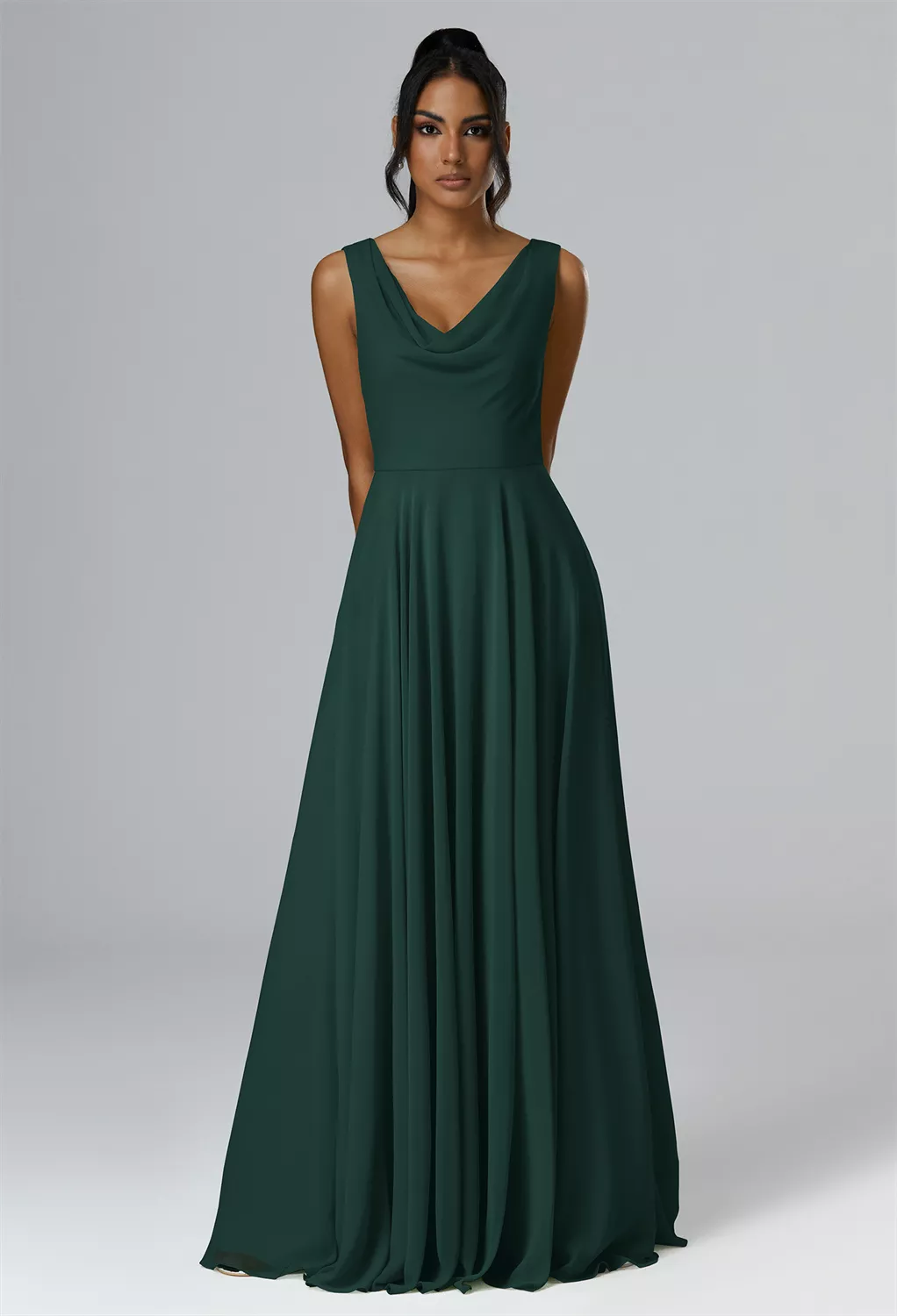 AW Petronilla Dark Emerald  Maternity Bridesmaid Dresses