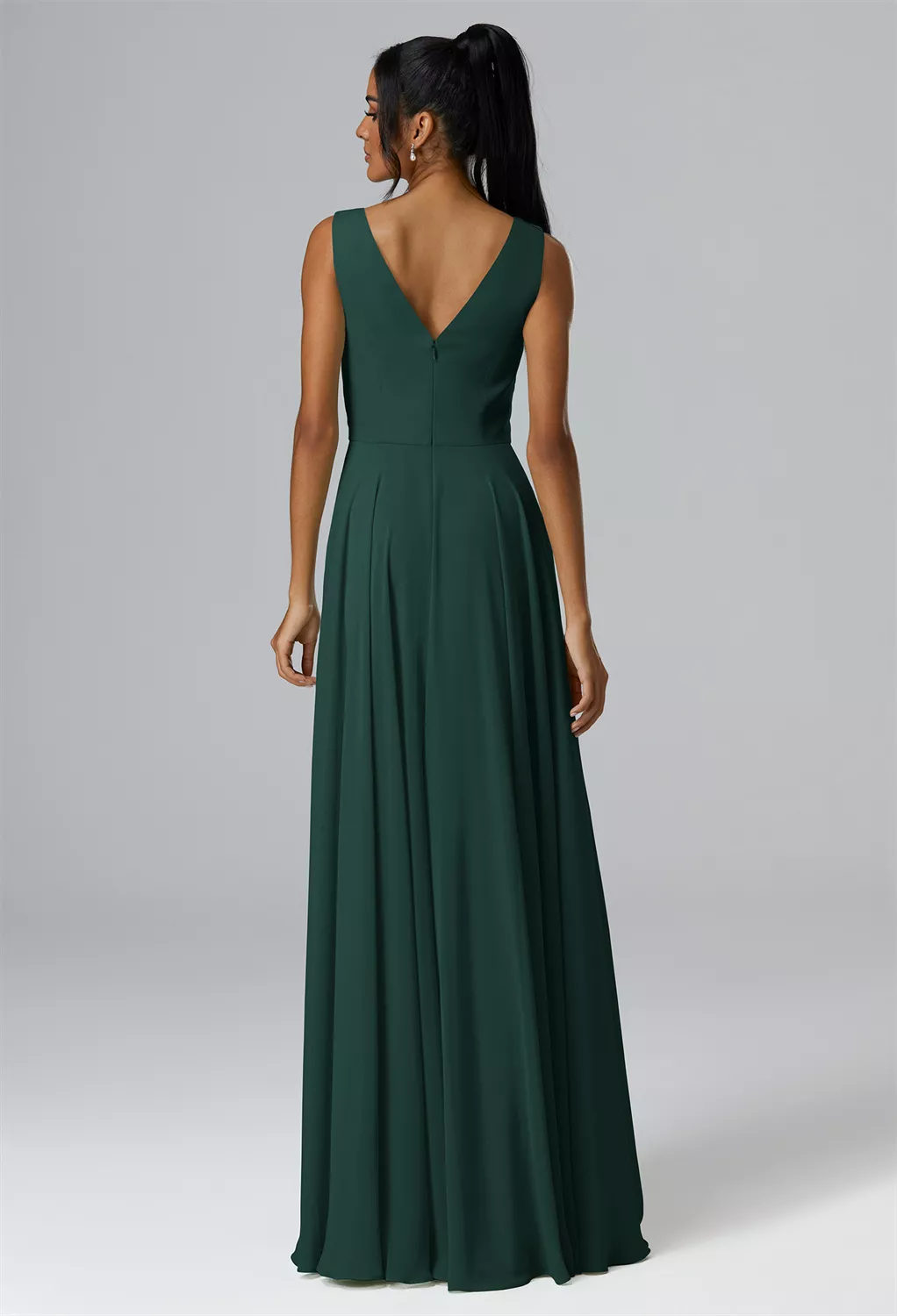 AW Petronilla Dark Emerald  Maternity Bridesmaid Dresses