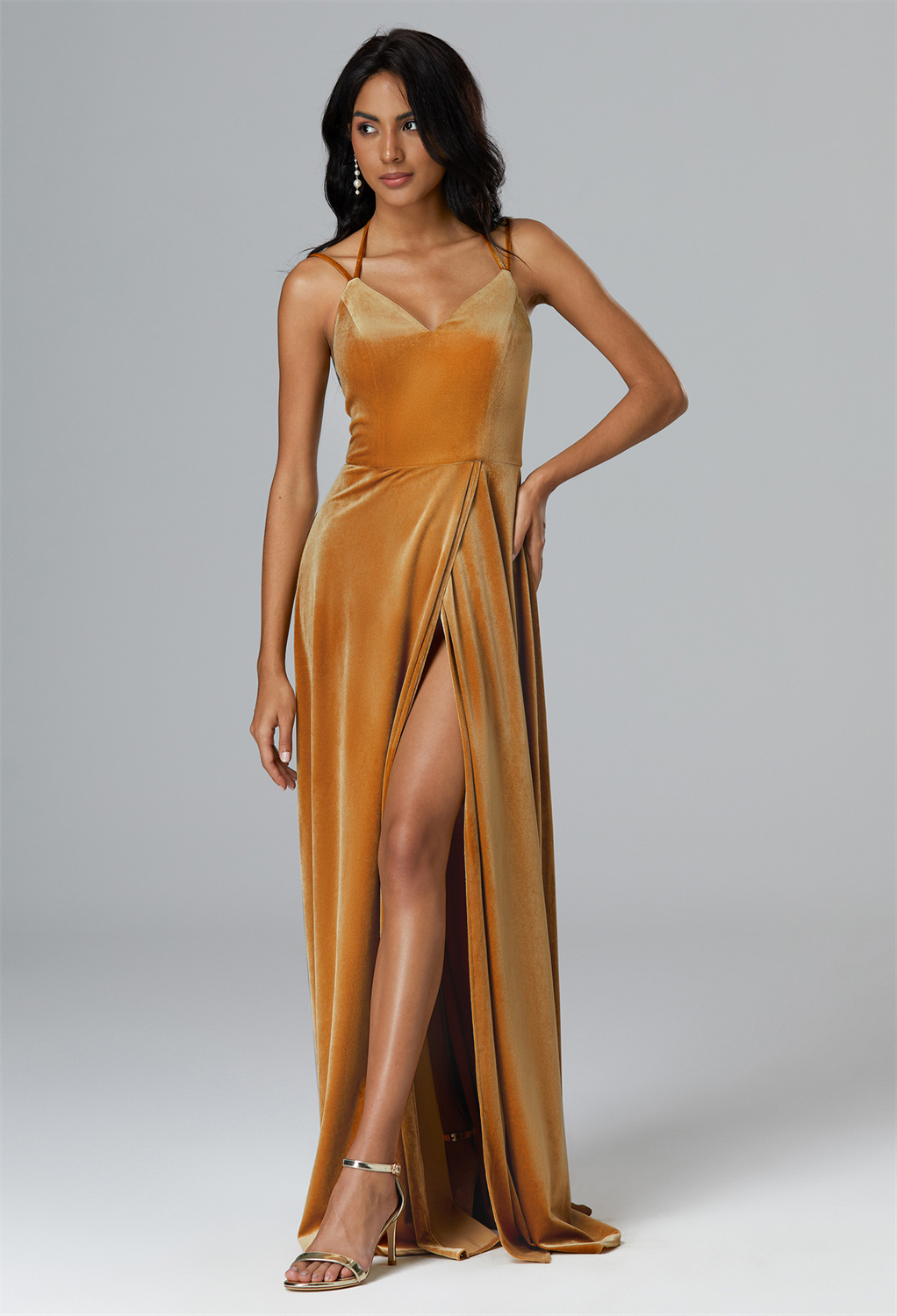 AW Romaine Burnished Gold  Dresses