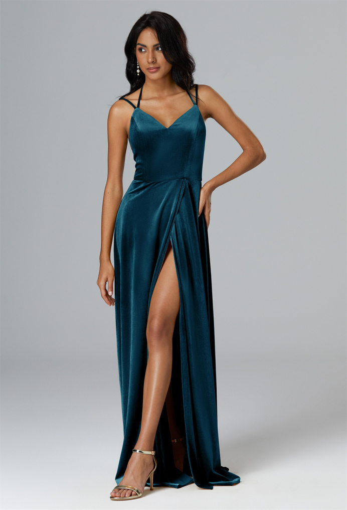 AW Romaine Midnight Navy  Formal Dresses