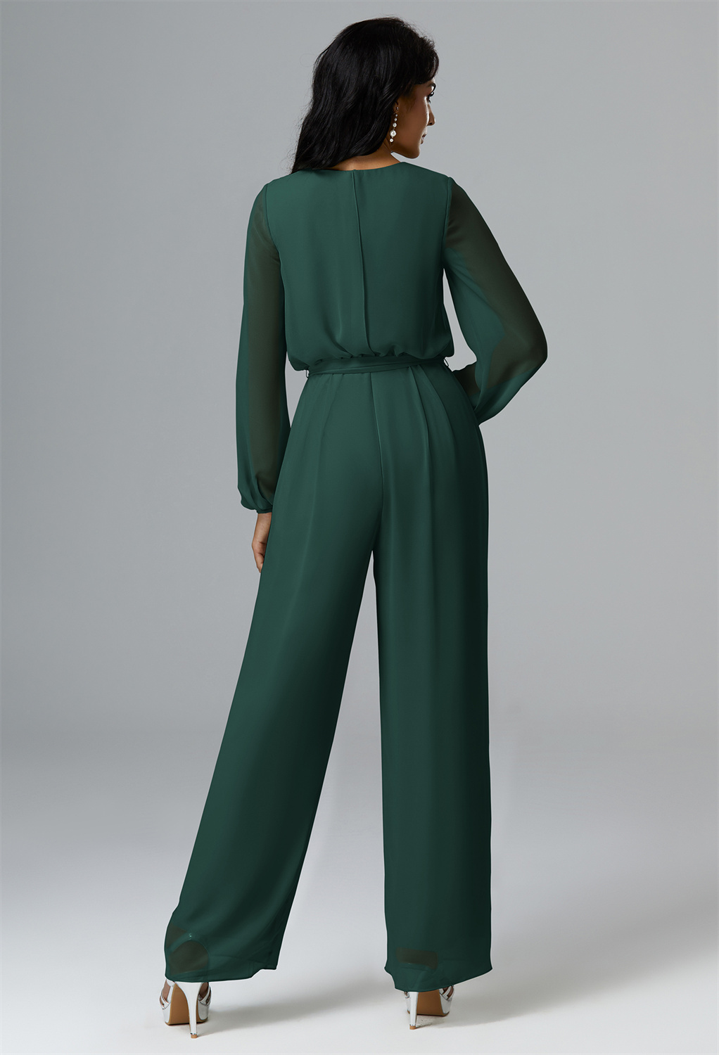 AW Roxanne Dark Emerald  Casual Wedding Guest Dresses