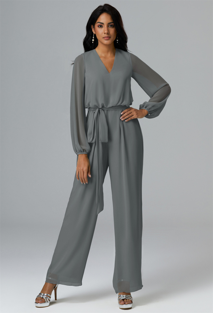 AW Roxanne Steel Gray  Formal Dresses