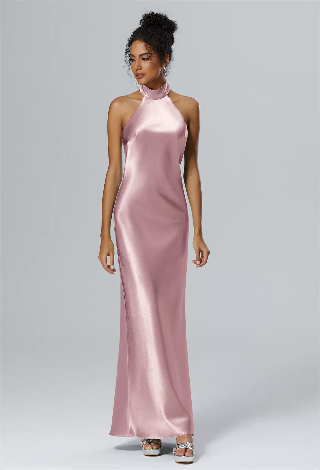 rose quartz color bridesmaid dress Dresses Bride