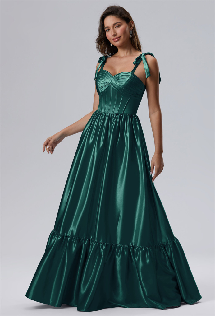 AW Blustery Hunter Green  Prom Dresses